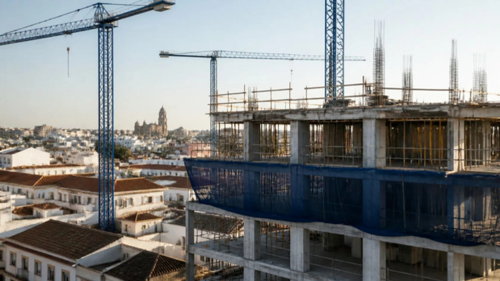 Edificio residencial en construcción financiado con préstamo promotor alternativo
